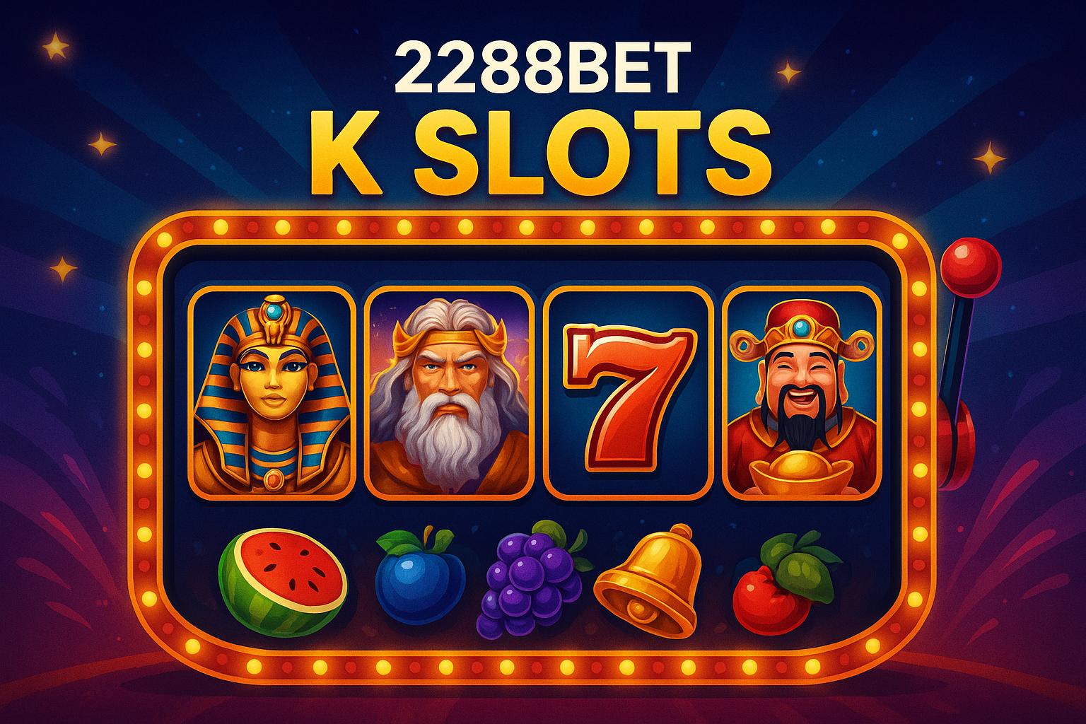 Explore o mundo das slot machines no 2288BET Casino